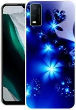 PAEDICON Back Cover for Vivo Y3s (Blue, Grip Case, Silicon) SOFT-VIVOY3S-SSR1749