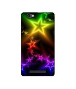 Casotec Stars Light Colorful Design Printed Silicon Soft TPU Back Case Cover for XOLO Era 4G