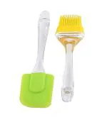 BLUE WONDER WITH DEVICE Silicon Basting Big Spatula Set and, MultiColour & (pack of 1)