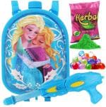 zest 4 toyz Holi Pichkari High Pressure Gun Toy Holding Tank of 1 Pkt Color & 100 Water Balloons