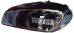 Road Religion Yamaha RX100 /RX135 /RXG135 Tank Black Colour