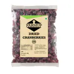 FARMUP Dried Cranberries, Unsweetened, Raw, Sundried (200g Pack of 1)