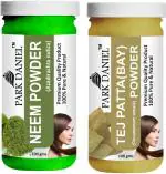 Park Daniel Pure And Natural Neem Powder And Tej Patta Powder, 100 G Each (Combo Of 2) |Hair Care|Dandruff Control hair Powder|Healthy Strong Hair Mask