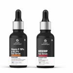 Khadi Organique Rosehip & Vitamin C Face Serum for Glowing Skin (Pack of 2) 60 ml