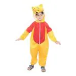 KAKU FANCY DRESSES Cartoon Costume -Yellow, 7-8 Years, For Boys & Girls