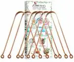 OREAYU Ayurvedic Copper Tongue Cleaner | Highly Quality | Pure Copper (Pack of 6)