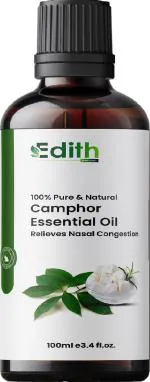 Edith Naturals Pure & Natural Camphor Oil | Kapoor Ka Tel For Hair & Skin & COUGH INHALER (100 ml)