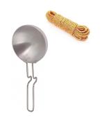 First Front Aluminium Tadka Pan With 10 Mtr Clothe Rope and (Multicolour, Pack of 2)
