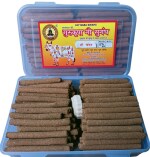 GURUSHRADDHA Gau Chandan Cow Dung Dhoop Sticks Sandal Fragrance Organic Herbal Dhoop Sticks(150 Nos)