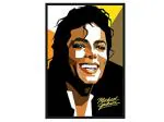 Divinedesigns Multicolor Vinyl Michael Jackson Poster - 13 X 19 Inch