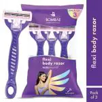 Bombae Flexi Disposable Razor for Women (Pack of 3)