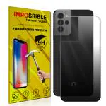 FCS PET Matte Mobile Back Screen Protector for Micromax IN Note 2| Anti-Scratch Matte Screen Guard | Back Skin TPU