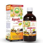 Basic Ayurveda Ayush Kwath Aqueous Liquid Extract Sugar-Free 500 ml Pack of 2 Daily Health Promoter