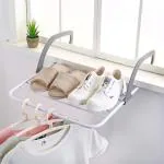 KARTUNBOX Balcony Drying Shoe Rack, Multi-Function Hanging Window Sill Drying Rack, for Air Drying Laundry-for Apartments Or Dorms (Multi Color)(1pcs)