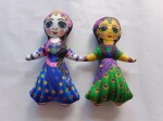 RKSRG GOVARDHAN MART Lalita and Vishakha Sakhi Handmade Stuffed Soft Plush Toys Rag Dolls Kids and Child Play Pack of 2