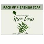 LINIC Primium Hand Made Quality Neem Soap 100g (Pack Of -4)