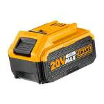 Ingco Lithium-Ion Battery Pack, 20V 4.0Ah Battery, Compatible With 20V Power Tools, Led Battery Power Indicator, Charger Not Included