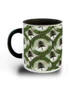 Whats Your Kick Wanderlust Queen Quotes Printed Black Ceramic Coffee Mug 325 ML