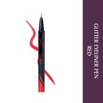 Glam21 Glitter Eyeliner Pen-Highly Pigmented, Smudge & Water Proof | Shimmer Sparkly Color-2.5ml,Red