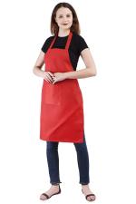 Tolexo Red Polyester and Polyester Blend Apron