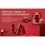 IT'S SKIN Prestige Creme 2X Ginseng D'escargot Set | 60 ml Cream | 2x25 ml Lotion | Anti-Aging Face Moisturizer | For Wrinkle-Free Skin