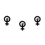 Comet Busters Black Bindi Tattoo Sticker For Women