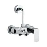 JAQUAR KUBIX PRIME Series Normal Flow Exposed Part Kit 3 WAY DIVERTER (Chrome), KUP-35125PM | Connections - Only to Spout, Overhead Shower & Hand Shower | Wall Mounted, Knob Selector With Button