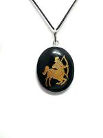 Astroghar Black Tourmaline Crystal Black Pendant For Men And Women