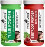 Park Daniel Pure And Natural Tulsi Powder And Beetroot Powder, 100 G Each (Combo Of 2) |Hair Care|Dandruff Control hair Powder|Healthy Strong Hair Mask