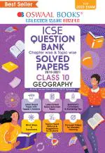 Oswaal ICSE Question Bank Class 10 Geography Book (For 2023 Exam)