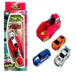 Ktrs Enterprise Rapid Launcher Play Set Toy With 3 Die Cast Metal Stunt Car And Stoppers For Kids