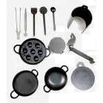 Jayam Traditional Iron Miniature Kitchen Set for Kids