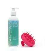Manetain Scalp Brush And Oh So Cool Cowash For Curly And Wavy Hair, 200 Mg (Combo Of 2)