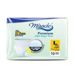 Miracle Adult Pull Up Diaper Large(100-140 cms), Waist Size ( 40
