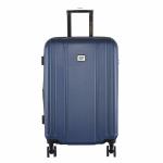 CAT Orion Zipper Trolley ABS 66 cm Blue Hard-sided Check-in Luggage (83655-215)