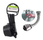 URBAN BUY Plastic 8 Pieces Measuring Cups and Spoon Set With Stainless Steel Turbo Flex and Multicolour, Pack of 2