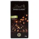 Lindt Swiss Classic Swiss Dark Chocolate, 100 Gm - Imported from USA