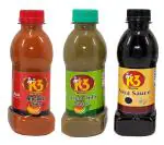 Jain Combo Without Onion/garlic/Potato Soya Sauce (200gm),green Chilli Sauce (200gm),Red Chilli Sauce (200gm) (Pack of 3)
