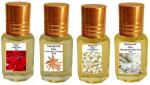 Menjewell Floral Attar Each 5 Ml (Combo of 4)