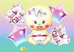 SV Traders Baby Shower Welcome New Born Baby/Girl Decoration Pack Of 6