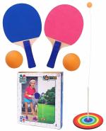Toyshine Table Tennis Ping Pong Trainer Set with 2 Bats, 2 Balls and 1 Stand