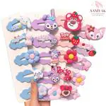 SAMYAK 20 Pcs Kids Hair Clips Cute Animal Toy Candy Snap Hair Pins Unicorn Girls Hair Clip (Multicolor)