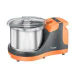 Prestige PWG 10 Orange Wet Grinder with Stainless Steel Drum, 2L, 200W