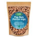 Sindhi Dry Fruits Premium Chilgoza Sabut, Pine Nuts With Shell, Crunchy Pine seeds for eating, Jumbo Chilgoza nuts, Luxury eatable snack, Roasted Without Salt, 900g Zip Pouch