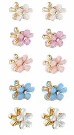 ACCESARS Korean Style Women's Set Hair Clip Mini Clutcher pin Hair Accessories set For Women And Girls ( Pack of 10)