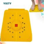 YIXTY Yellow Accupressure Blood Circulation accupressure Mat And Feet