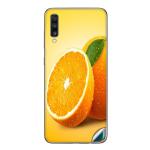 GADGETSWRAP Printed Vinyl Skin Sticker for Samsung Galaxy A70 - orange fruits