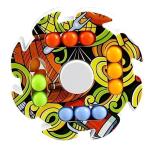 QUALITIO Stress Relief Rotating Magic Beans Cube Decompression Fingertip Fidget Toys.