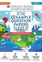 Oswaal ICSE Sample Question Papers Class 10 Commercial Study for 2023 Board Exam (based on the latest CISCE/ICSE Specimen Paper)