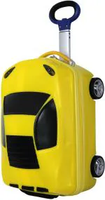 POLO CLASS Yellow Polycarbonate Luggage Trolley - 49 cm